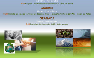 II Jornadas de Geología Médica en España. Ciencia para la salud y el bienestar. Salamanca, Madrid, Granada. Octubre 2017.